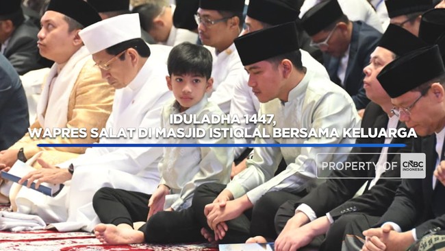 Video: Iduladha 1447, Wapres Salat di Masjid Istiqlal Bersama Keluarga