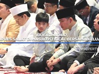 Iduladha 1447, Wapres Salat di Masjid Istiqlal Bersama Keluarga
