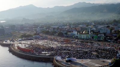 Umat Muslim Gelar Salat Idul adha di Berbagai Daerah Indonesia