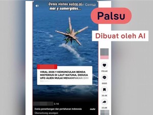 Cek Fakta: Video UFO Muncul di Laut Natuna, Buatan AI atau Asli?