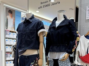 Kolaborasi Uniqlo x ESMOD Jakarta Ubah Baju Tak Terpakai Jadi Busana Unik