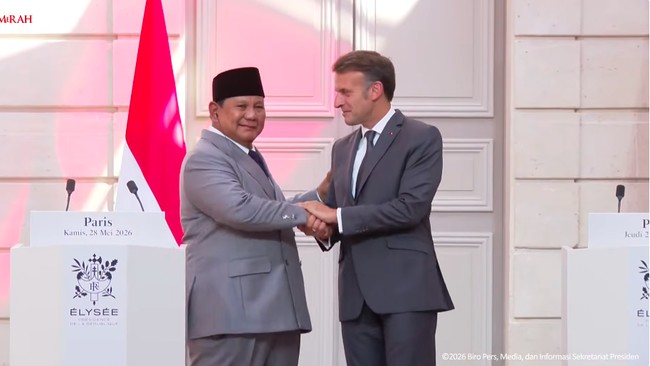 Prabowo Puji Kepemimpinan Macron: Prancis Selalu Berani Ambil Sikap