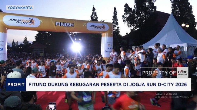 Video: Fituno Dukung Kebugaran Peserta Jogja Run D-City 2026