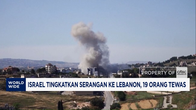 Video: Israel Tingkatkan Serangan ke Lebanon, 19 Orang Tewas