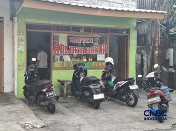 Kondisi Warteg di Kawasan Senen, Jakarta Pusat, Jumat (29/5/2026). (CNBC Indonesia/Chandra Dwi)