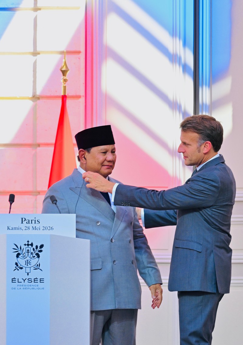 Presiden Prabowo dorong penguatan kemitraan Indonesia-Prancis di tengah ketidakpastian global dan konflik dunia. (Biro Pers Sekretariat Presiden RI/Laily Rachev)