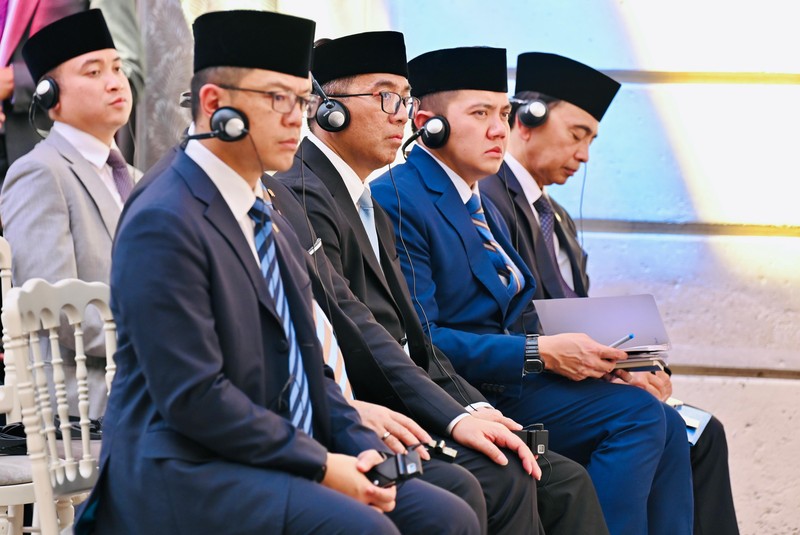 Presiden Prabowo dorong penguatan kemitraan Indonesia-Prancis di tengah ketidakpastian global dan konflik dunia. (Biro Pers Sekretariat Presiden RI/Laily Rachev)