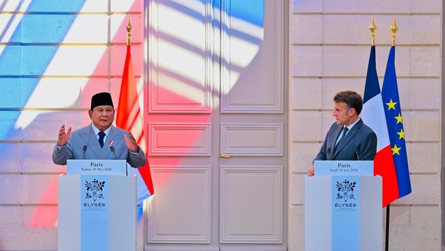 Potret "Mesra" Prabowo-Macron, Pertegas Hubungan Strategis RI-Prancis