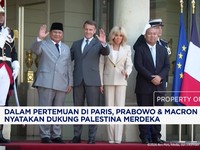 Prabowo & Macron Nyatakan Dukung Palestina Merdeka