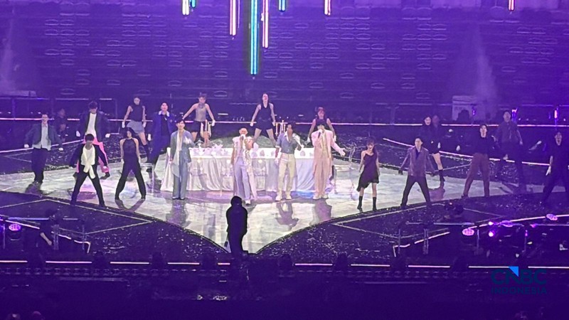 Konser F✦FOREVER sukses menghibur penggemar saat digelar di hari kedua, Jumat (29/5/2026) malam. (Dok. Color Asia Live)