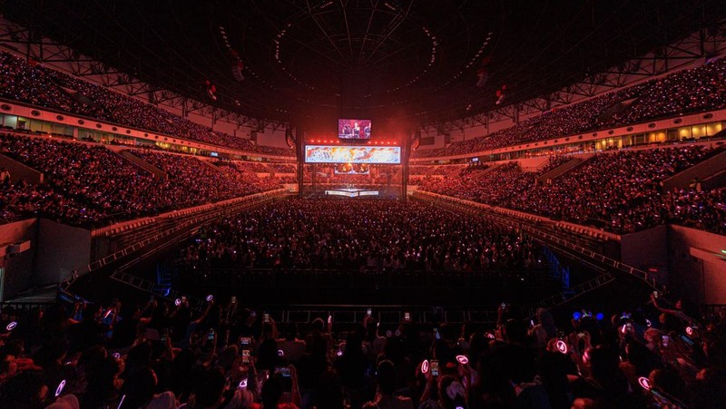 Konser F✦FOREVER sukses menghibur penggemar saat digelar di hari kedua, Jumat (29/5/2026) malam. (Dok. Color Asia Live)