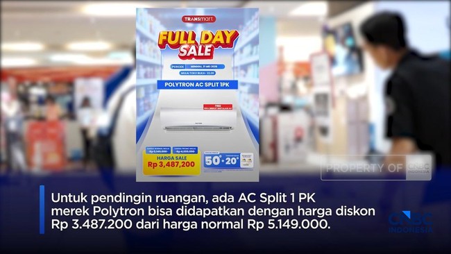 Video: Serbu! AC 1PK Kena Diskon Besar di Transmart