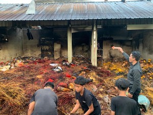 Gudang Dupa di Marga Tabanan Terbakar, Kerugian Ditaksir Rp 400 Juta