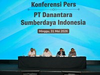 Konferensi Pers kesiapan operasional PT Danantara Sumberdaya Indonesia di Wisma Danantara, Jakarta, Minggu (31/5/2026). (Dok. Kemenkeu)