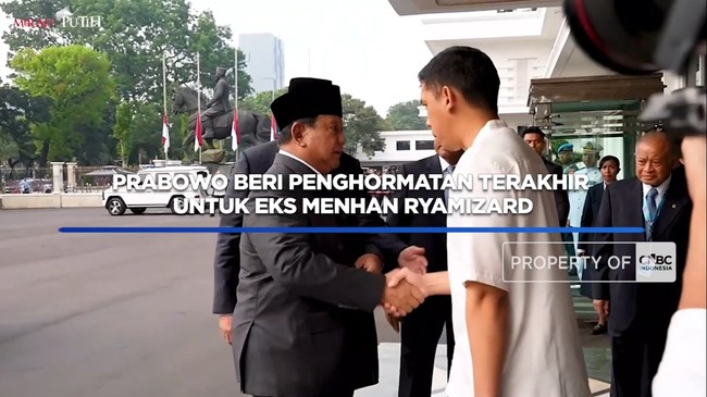 Video: Prabowo Beri Penghormatan Terakhir Untuk Eks Menhan Ryamizard