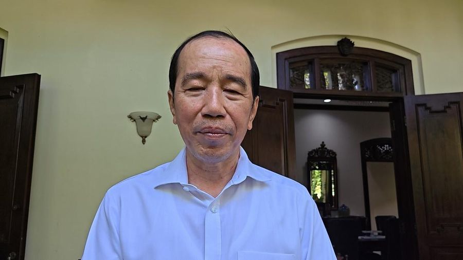 Presiden ke-7, Joko Widodo ditemui di Kediaman Sumber, Banjarsari, Solo, Senin (1/6/2026). (Dok. Detikcom/Tara Wahyu)