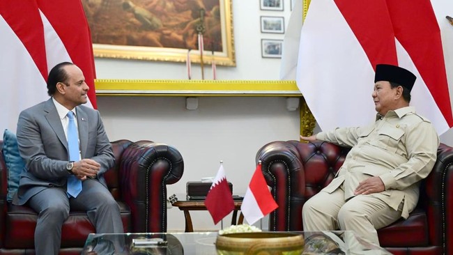 Utusan Emir Qatar Tiba-Tiba Temui Prabowo, Bawa Pesan Ini