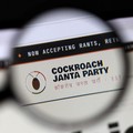 Logo Cockroach Janta Party terlihat pada ilustrasi ini yang diambil pada 28 Mei 2026. (REUTERS/Dado Ruvic/Illustration)