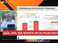 Surplus Neraca Dagang RI Turun Jadi USD 90 Juta di April 2026
