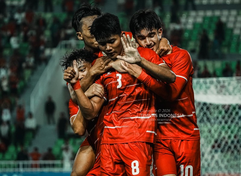 Timnas Indonesia U-19 menang 3-0 dari Myanmar dalam laga pertama Garuda Muda di Piala AFF U-19 2026 dalam pertandingan di Stadion Utama Sumatera Selatan, Deli Serdang, Senin (1/6/2026) malam. (Dok. PSSI)
