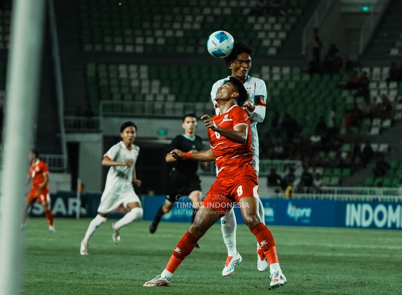 Timnas Indonesia U-19 menang 3-0 dari Myanmar dalam laga pertama Garuda Muda di Piala AFF U-19 2026 dalam pertandingan di Stadion Utama Sumatera Selatan, Deli Serdang, Senin (1/6/2026) malam. (Dok. PSSI)