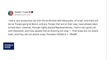 Trump Klaim Hizbullah-Israel Setop Serangan