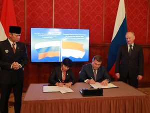 AHY Pimpin Konsultasi Bilateral, RI-Rusia Sepakat Perkuat Kerja Sama Maritim