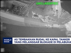 AS Tembak Rudal ke Kapal Tanker yang Melanggar di Pelabuhan Iran