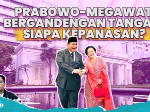 Membaca Makna Gandengan Tangan Prabowo-Megawati