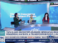 Direktur Hukum dan Kepatuhan PT AIA Financial, Rista Qatrini Manurung dalam acara Health Insurance Ecosystem Forum 2026 di Jakarta, Rabu (3/6/2026). (Tangkapan layar CNBC Indonesia TV)