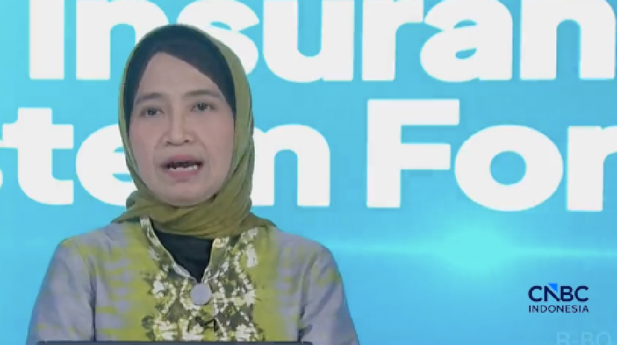 Dirut Tata Kelola Pelayanan Kesehatan Rujukan Kementerian Kesehatan, Ockti Palupi Rahayuningtyas dalam acara Health Insurance Ecosystem Forum 2026 di Jakarta, Rabu (3/6/2026). (Tangkapan layar CNBC Indonesia TV)