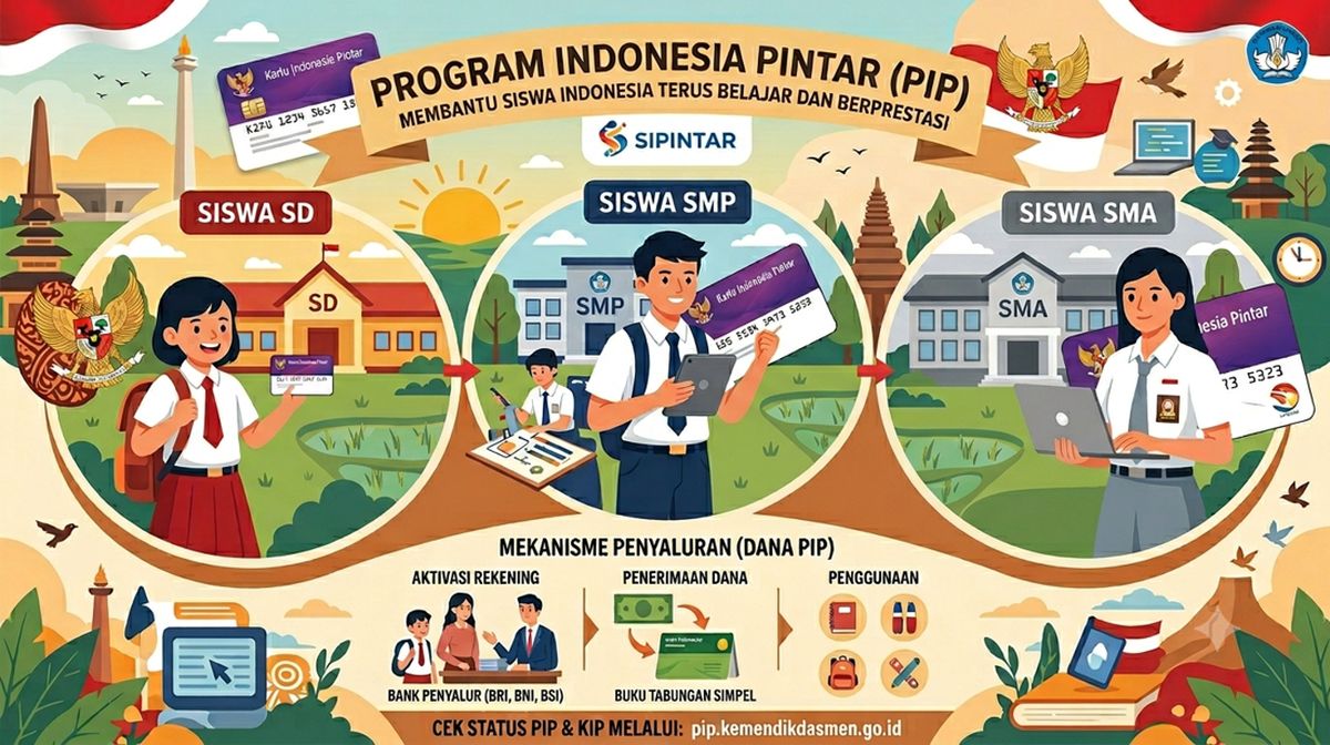 PIP Termin II 2026 Cair Sampai Kapan? Simak Jadwal dan Cara Pencairan Dana