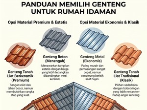 3 Rekomendasi Genteng buat Atap Rumah, dari Termurah Sampai Paling Estetis