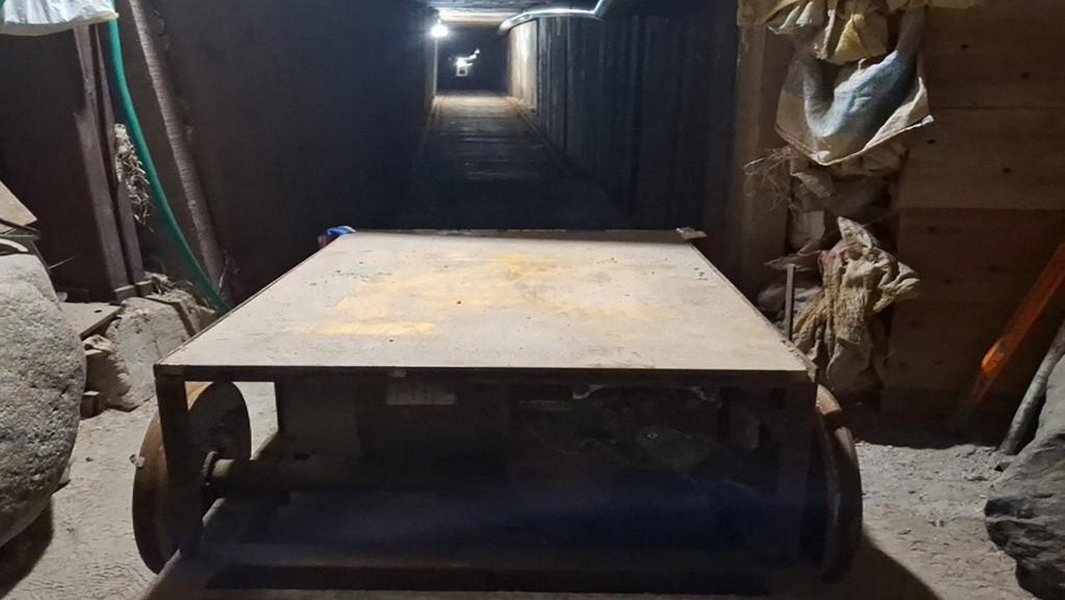 Penampakan Terowongan Rahasia Narkoba Bawah Tanah, Panjang 589 M