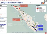 Pengembangan jaringan di Pulau Sumatera, Rabu (3/6/2026). (KAI)