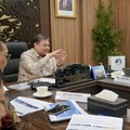 Pertemuan tahunan bersama Lembaga Rating Standard & Poor’s (S&P) di Kantor Kemenko Perekonomian. (Tangkapan layar instagram @airlanggahartarto_official)
