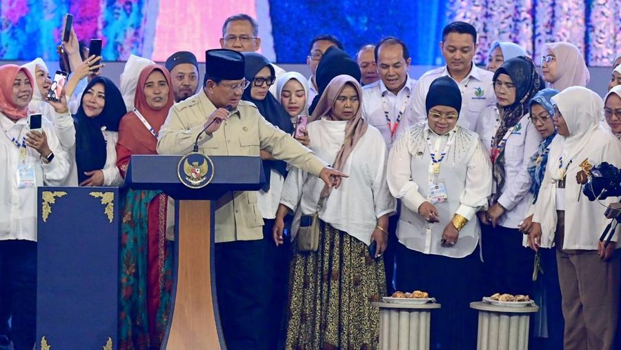 Presiden RI Prabowo Subianto menghadiri acara Building Indonesia's Future Generations Through Nutrition yang diselenggarakan di Sentul International Convention Center (SICC), Kabupaten Bogor, Provinsi Jawa Barat, pada Rabu, (3/6/2026). (Biro Pers Pre