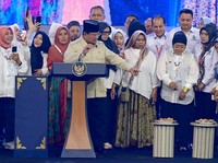 Presiden RI Prabowo Subianto menghadiri acara Building Indonesia's Future Generations Through Nutrition yang diselenggarakan di Sentul International Convention Center (SICC), Kabupaten Bogor, Provinsi Jawa Barat, pada Rabu, (3/6/2026). (Biro Pers Pre