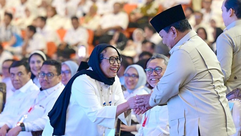Presiden RI Prabowo Subianto menghadiri acara Building Indonesia's Future Generations Through Nutrition yang diselenggarakan di Sentul International Convention Center (SICC), Kabupaten Bogor, Provinsi Jawa Barat, pada Rabu, (3/6/2026). (Biro Pers Presiden RI)