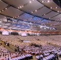 Suasana acara Building Indonesia's Future Generations Through Nutrition yang diselenggarakan di Sentul International Convention Center (SICC), Kabupaten Bogor, Provinsi Jawa Barat, pada Rabu, (3/6/2026). (Tangkapan Layar Youtube BPMI)