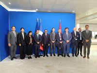 Wakil Menteri Keuangan Republik Indonesia, Juda Agung, bersama Direktur Jenderal Perbendaharaan Prancis, Bertrand Dumont, memimpin penyelenggaraan The 1st High- Level Economic Dialogue (HLED) Indonesia–Prancis yang berlangsung di Paris, Prancis, pa