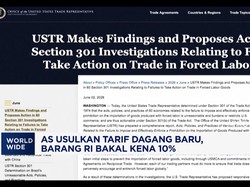 AS Usulkan Tarif Dagang Baru, Barang RI Bakal Kena 10%