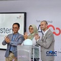 Launching AIcosystem bertajuk Beyond Innovation, Impact for Nation, di Telkom Landmark, Jakarta, Kamis (4/6/2026). (CNBC Indonesia/Intan Rakhmayanti Dewi)