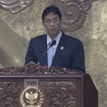 Menteri Keuangan (Menkeu), Purbaya Yudhi Sadewa saat menyampaikan laporan dalam Rapat Paripurna DPR RI ke-20 Masa Persidangan V Tahun Sidang 2025–2026 di Komplek Parlemen, Jakarta, Kamis (4/6/2026). (Tangkapan Layar Youtube/TVR Parlemen)