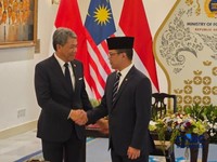 Menteri Luar Negeri RI Sugiono melakukan pertemuan bilateral Joint Commission for Bilateral Cooperation dengan Menteri Luar Negeri Malaysia Mohamad Hasan di Jakarta, Kamis (4/6/2026).