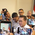 Menteri Perdagangan (Mendag) Budi Santoso saat konferensi pers di kantornya, Jakarta, Kamis (4/6/2026). (CNBC Indonesia/Martyasari Rizky)