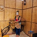 Pameran Iŋ Lakon: Wayang Wong Dadi Saksi di Museum Bank Indonesia, Rabu (3/6/2026). (CNBC Indonesia/Fakhriansyah)