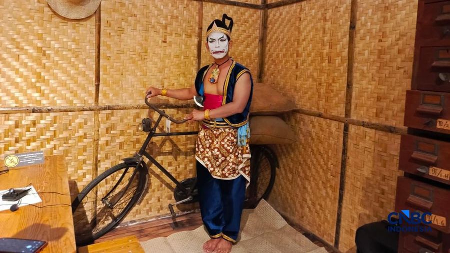 Pameran Ing Lakon: Wayang Wong Dadi Saksi di Museum Bank Indonesia, Rabu (3/6/2026).