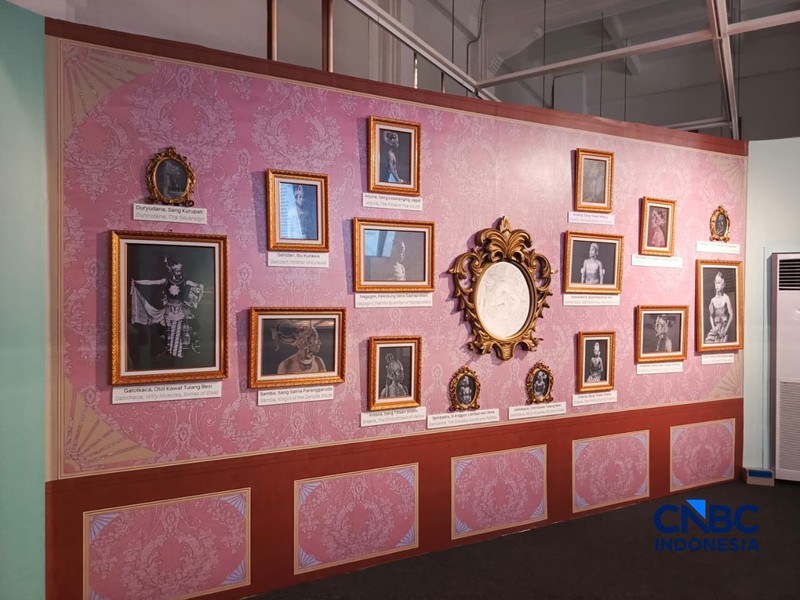 Pameran Ing Lakon: Wayang Wong Dadi Saksi di Museum Bank Indonesia, Rabu (3/6/2026). (CNBC Indonesia/Fakhriansyah)
