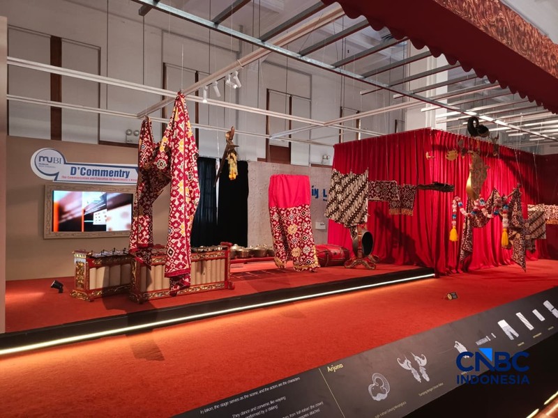 Pameran Ing Lakon: Wayang Wong Dadi Saksi di Museum Bank Indonesia, Rabu (3/6/2026). (CNBC Indonesia/Fakhriansyah)
